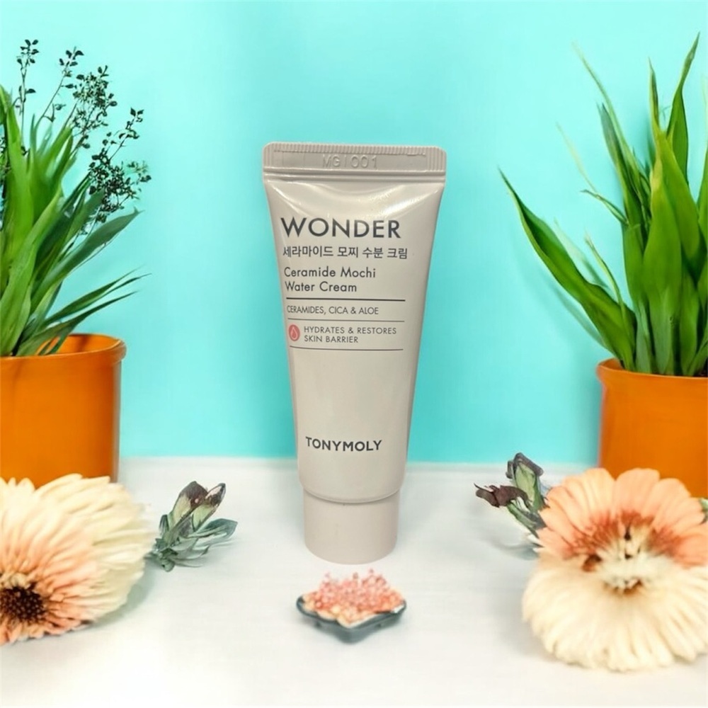 5️⃣Tony Moly Wonder Ceramide Mochi Water Cream | 0.50 OZ Or 5 For 25